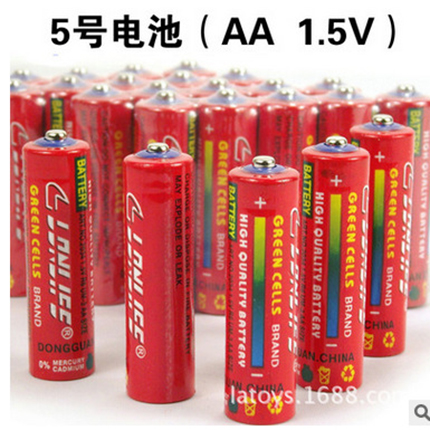 5號膠蓋（gài）電池（chí），鍾表電池，玩具電池，R6S碳（tàn）性電池