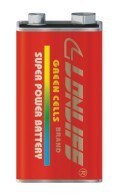 9V碳性電池，遙控車電池，呼叫器電池，儀表電池，報警（jǐng）器電池